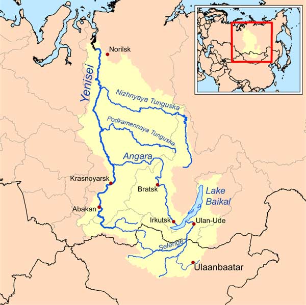 Yenisei river